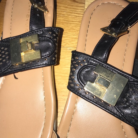 Black Tommy Hilfiger Sandals - Picture 3 of 3